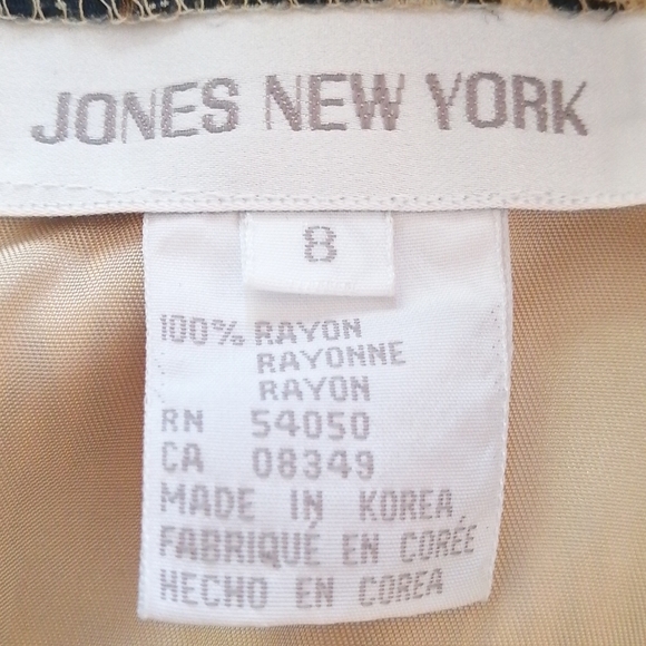 JONES NEW YORK, ladies vintage   2-piece suit, jacket and skirt, size 6 - Picture 10 of 14